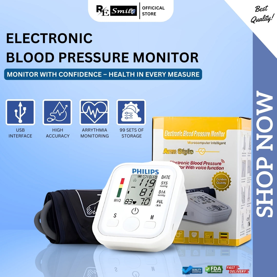 Electronic blood pressure monitor