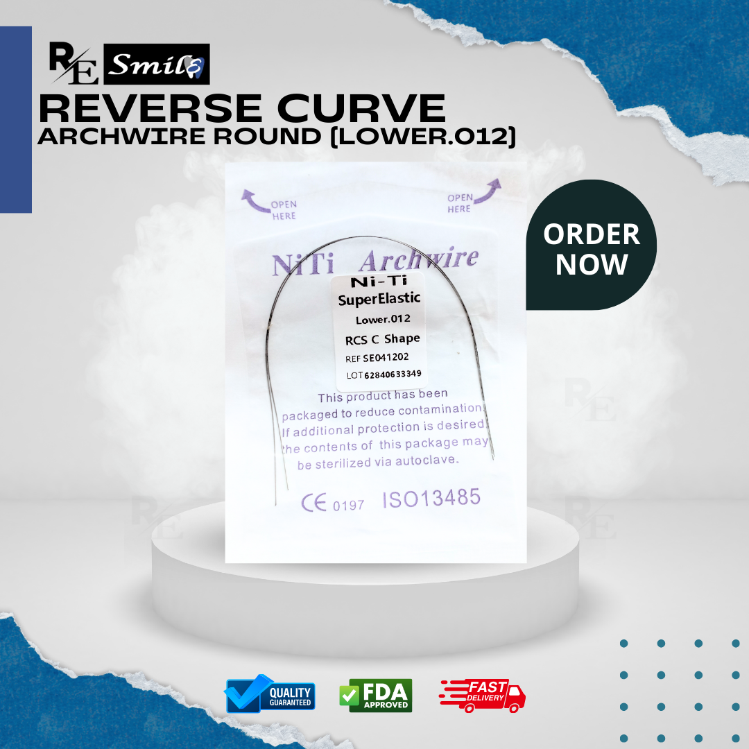 Niti archwire super elastic RCS C shape round