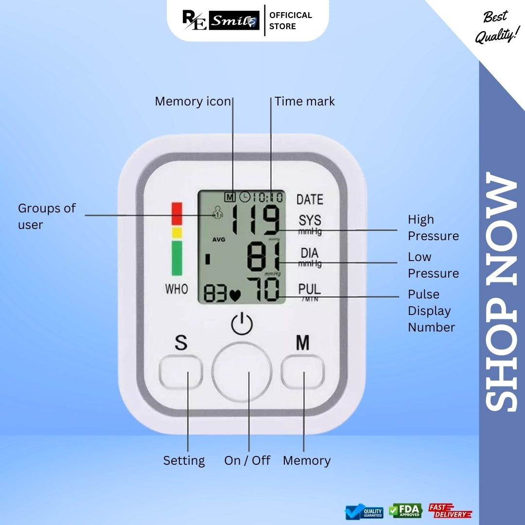 Electronic blood pressure monitor