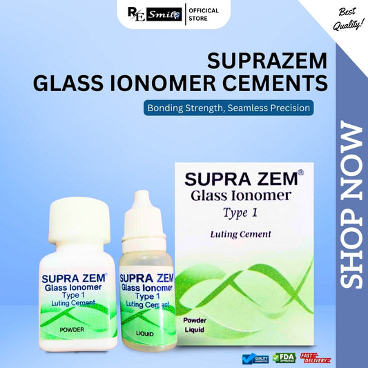 Supra zem glass ionomer luting cement type 1