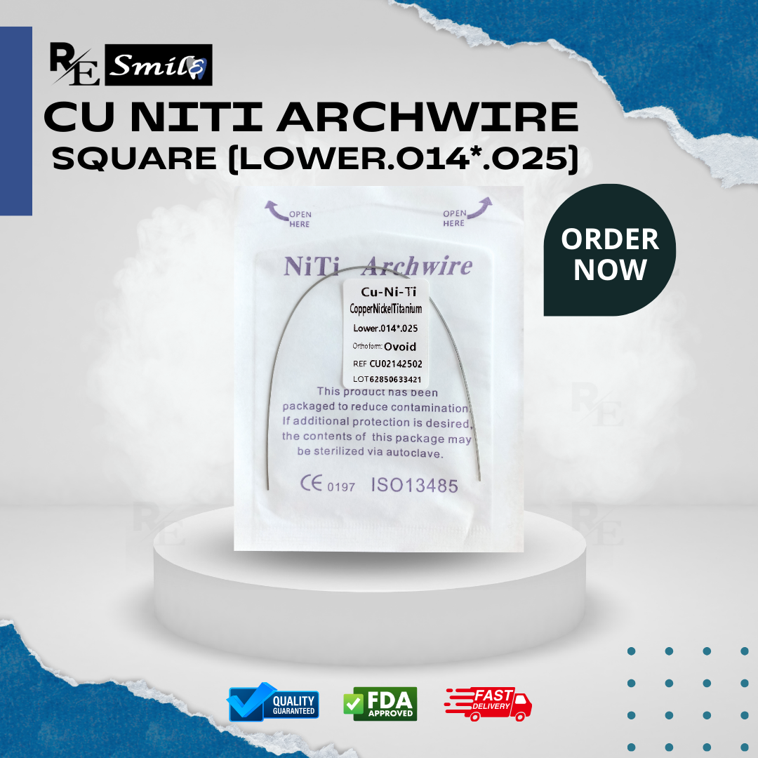 Niti archwire cuniti copper nickel titanium ovoid square