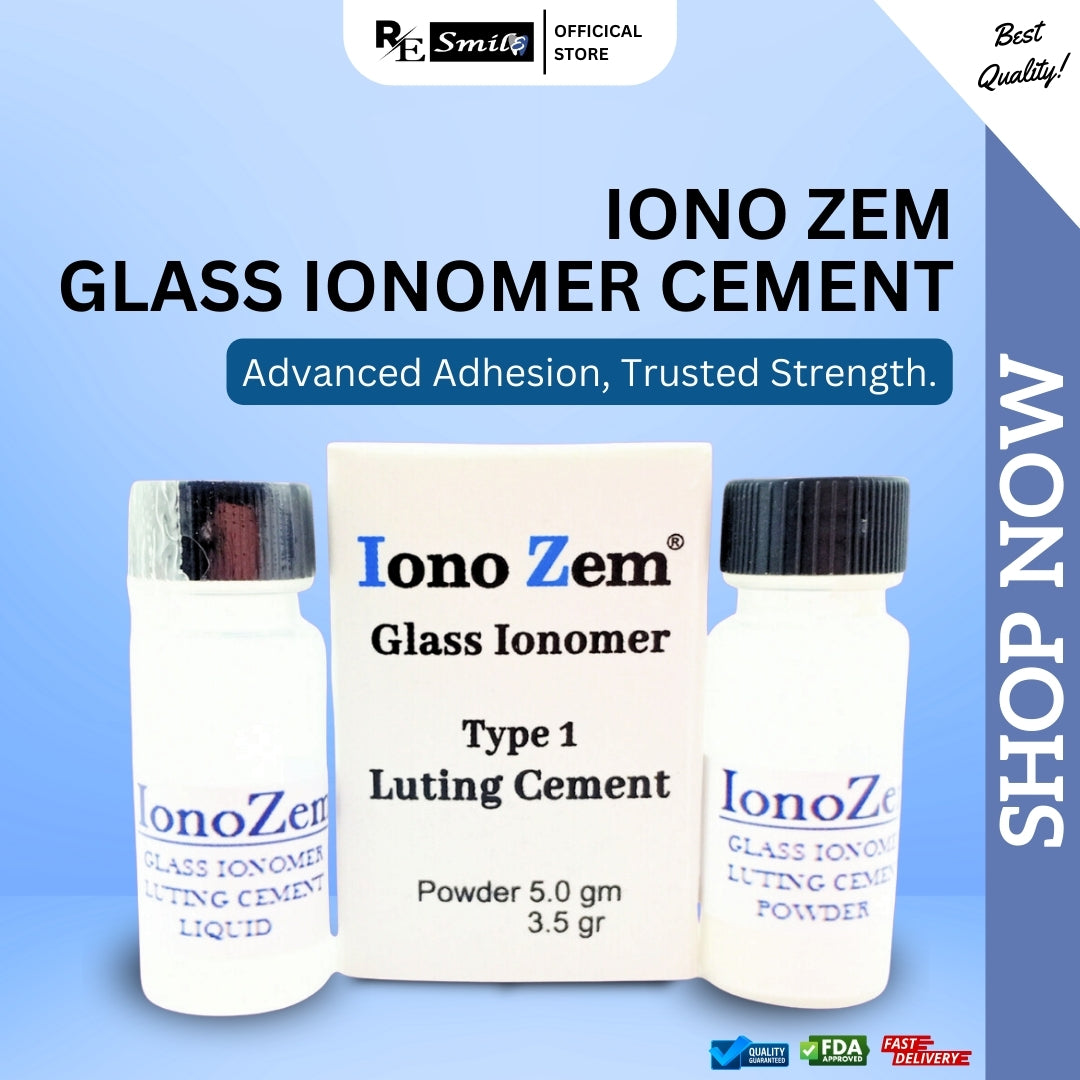 Iono zem glass ionomer luting cement type 1