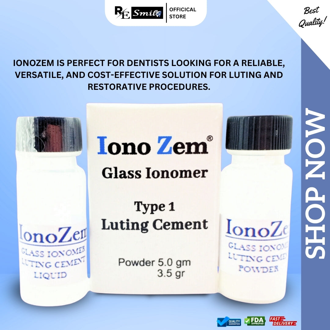 Iono zem glass ionomer luting cement type 1