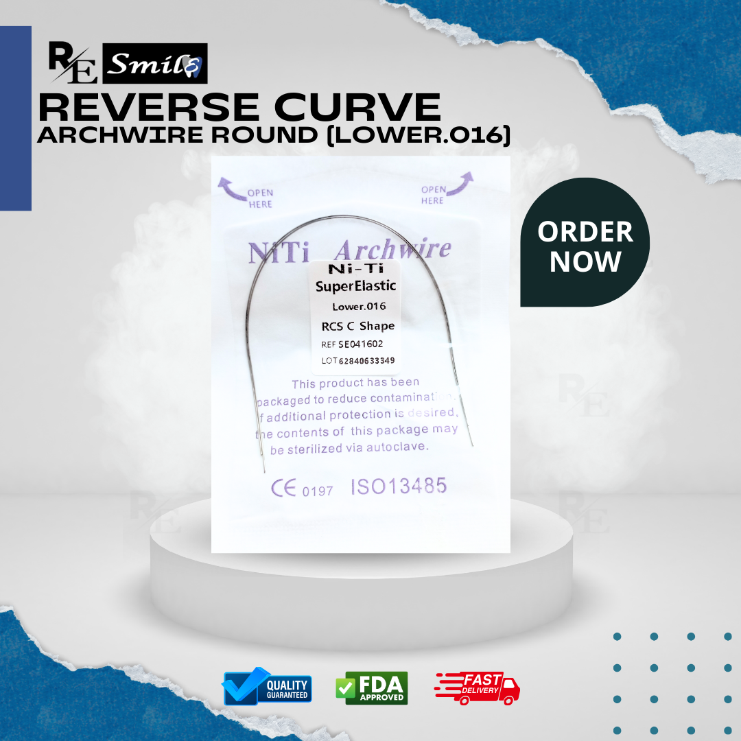 Niti archwire super elastic RCS C shape round