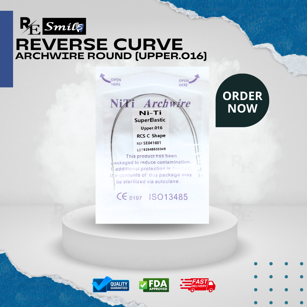 Niti archwire super elastic RCS C shape round