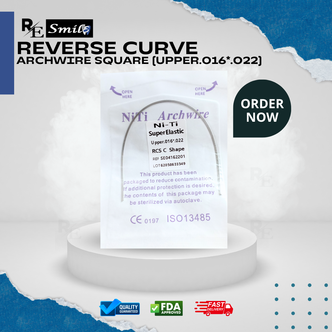 Niti archwire super elastic RCS C shape square