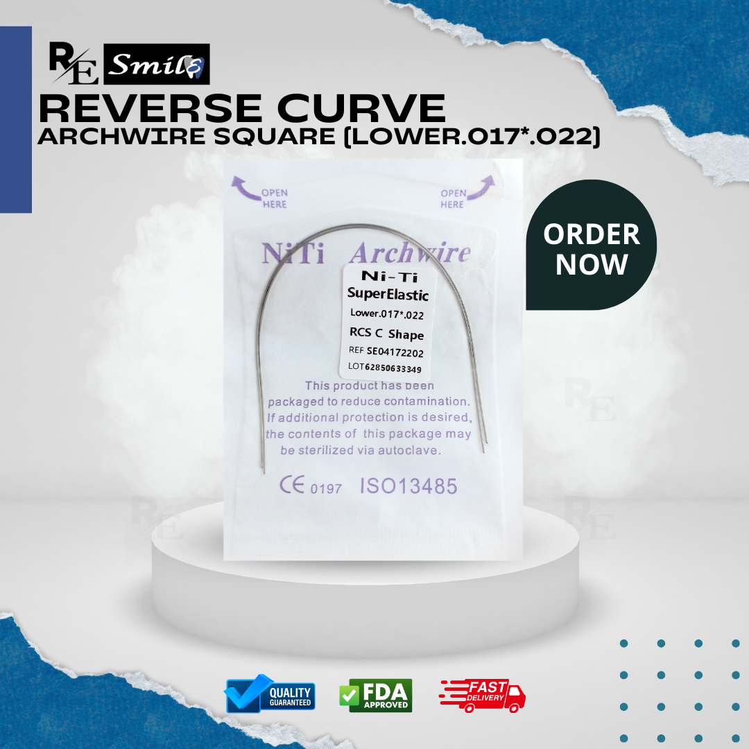 Niti archwire super elastic RCS C shape square