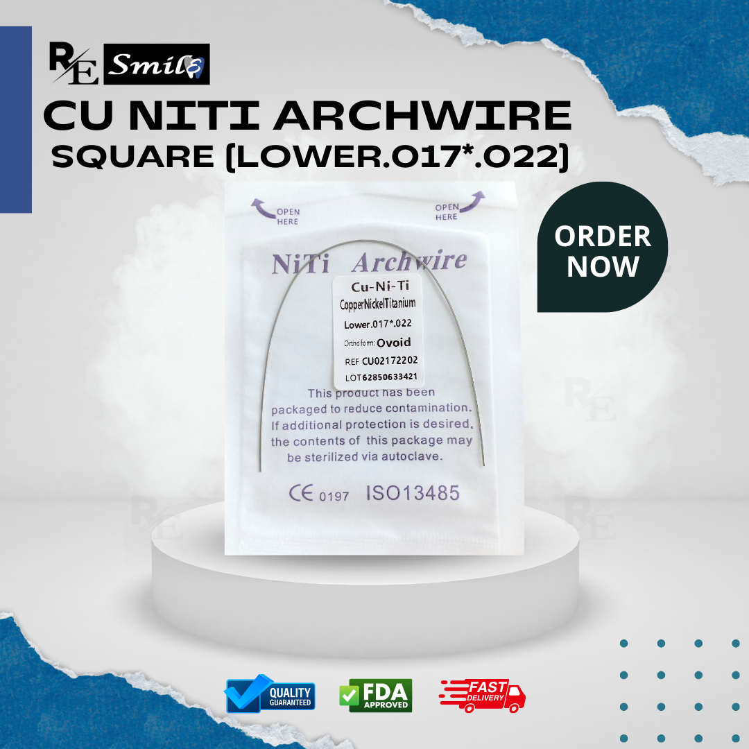 Niti archwire cuniti copper nickel titanium ovoid square