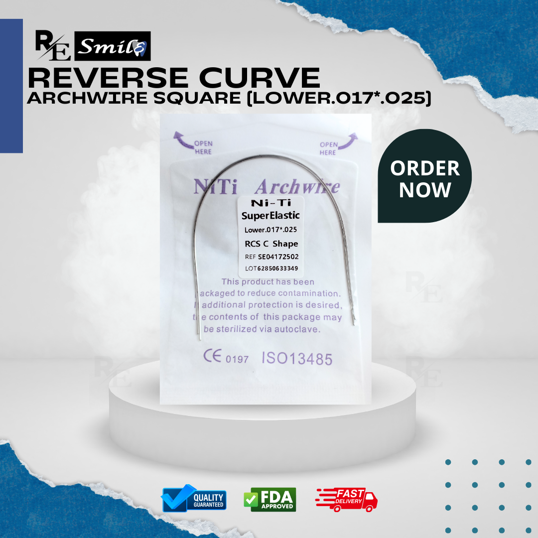 Niti archwire super elastic RCS C shape square
