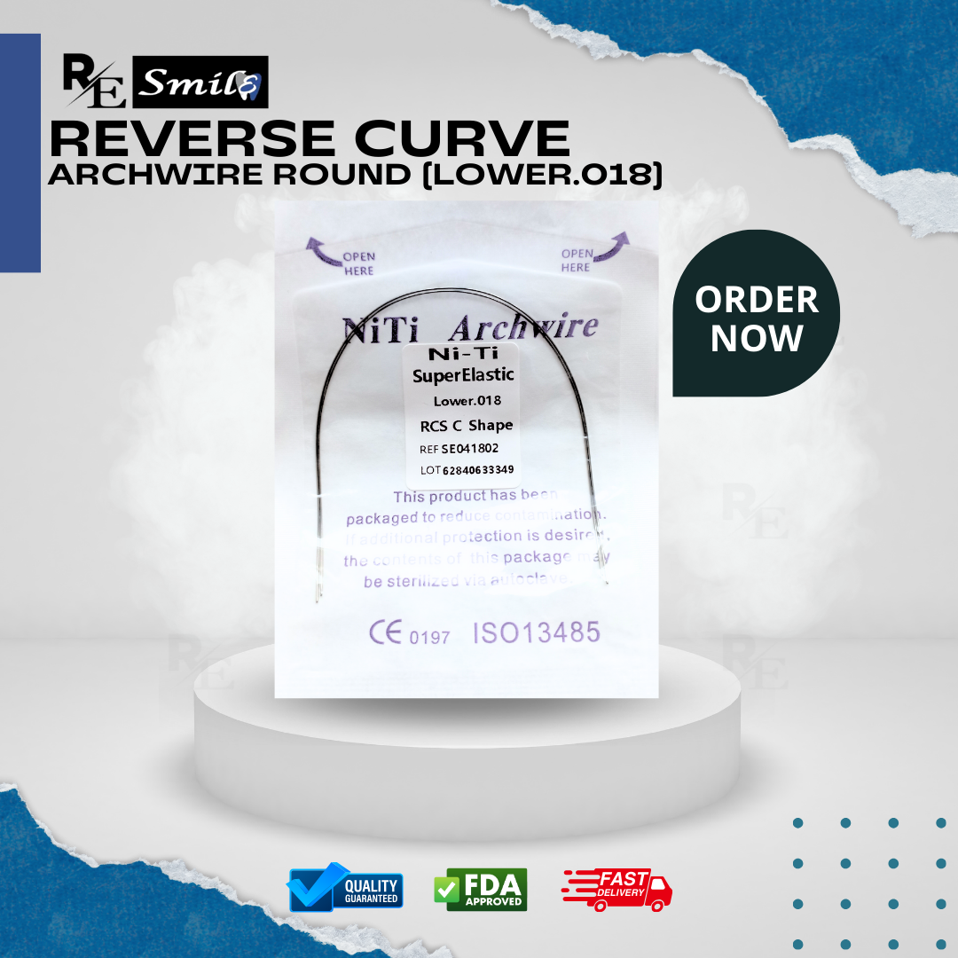 Niti archwire super elastic RCS C shape round