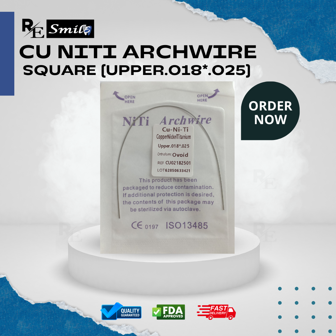Niti archwire cuniti copper nickel titanium ovoid square