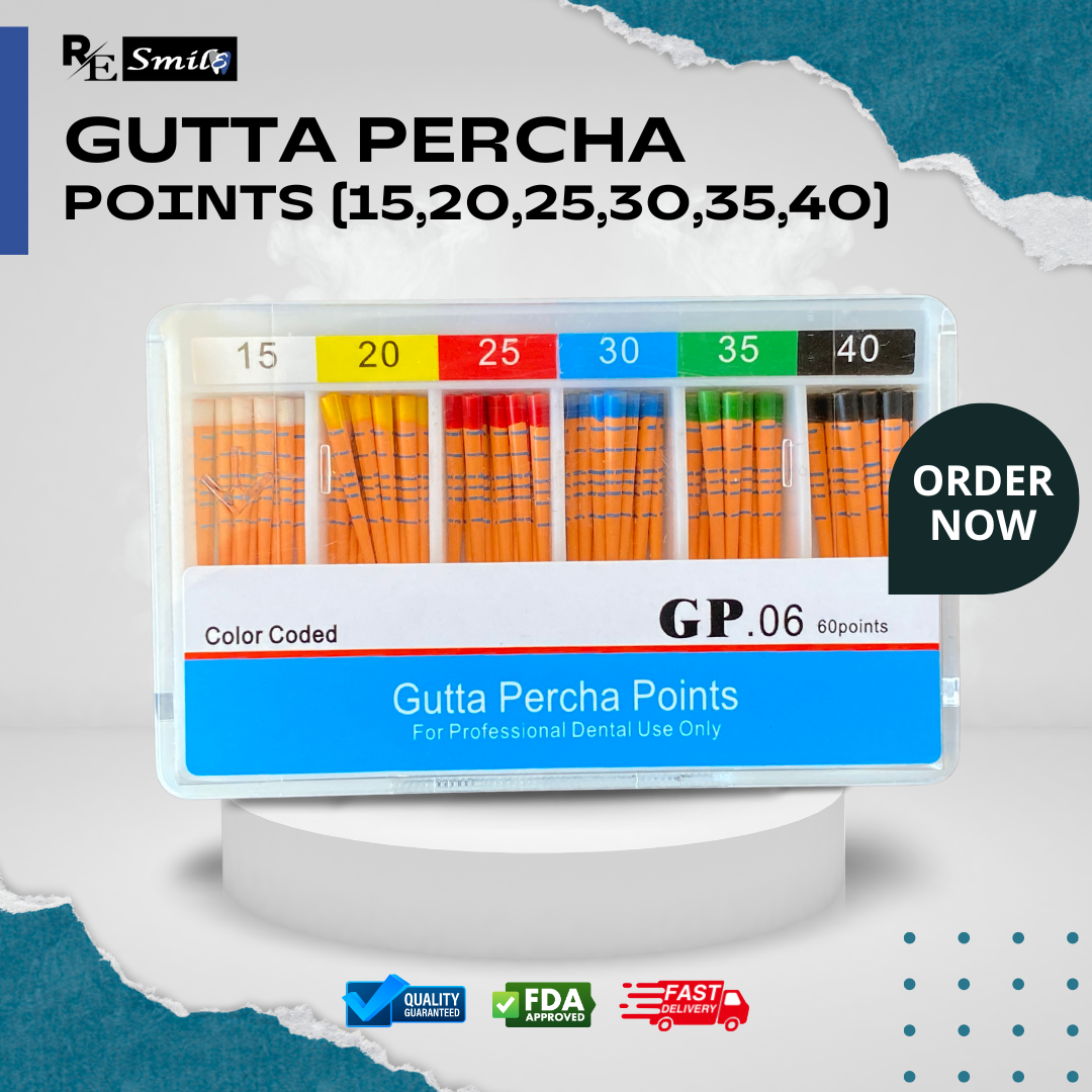 Gutta percha points GP 0.6 - 60 points