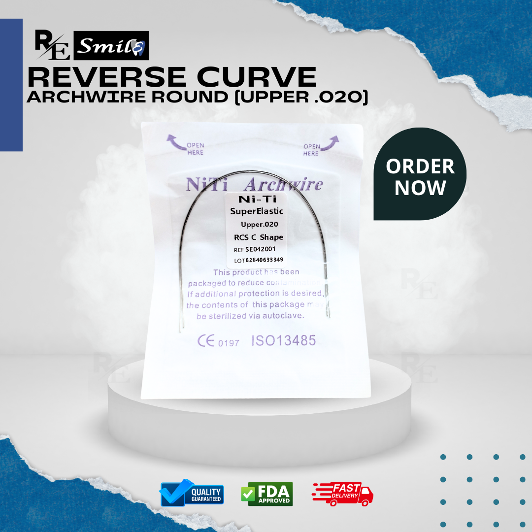 Niti archwire super elastic RCS C shape round