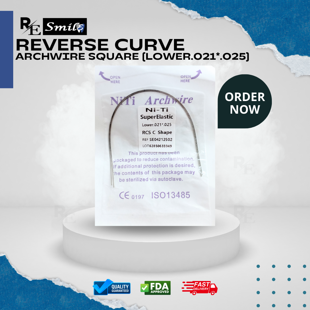 Niti archwire super elastic RCS C shape square