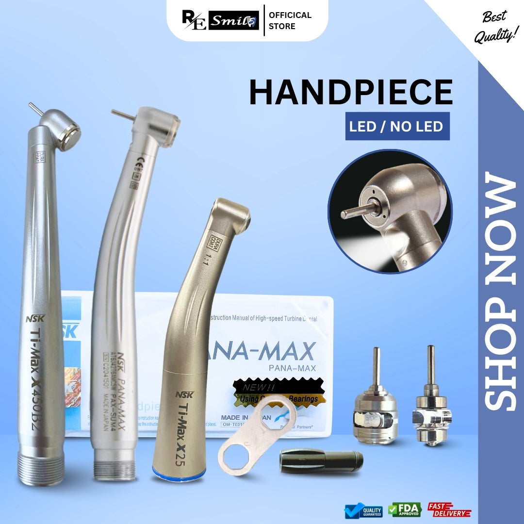 NSK pana-max 45 degree drill handpiece high-speed & pana-max cartridge