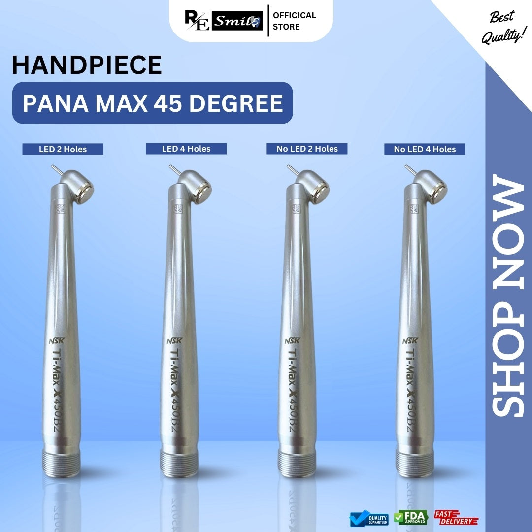 NSK pana-max 45 degree drill handpiece high-speed & pana-max cartridge
