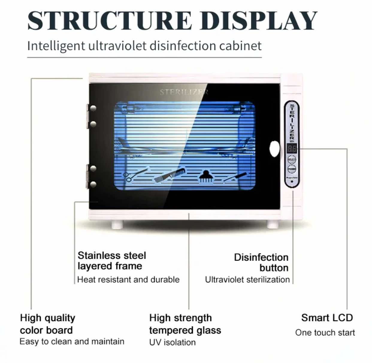 Sanitizing box high-tempetature Dry Heat/ UV Sterilization