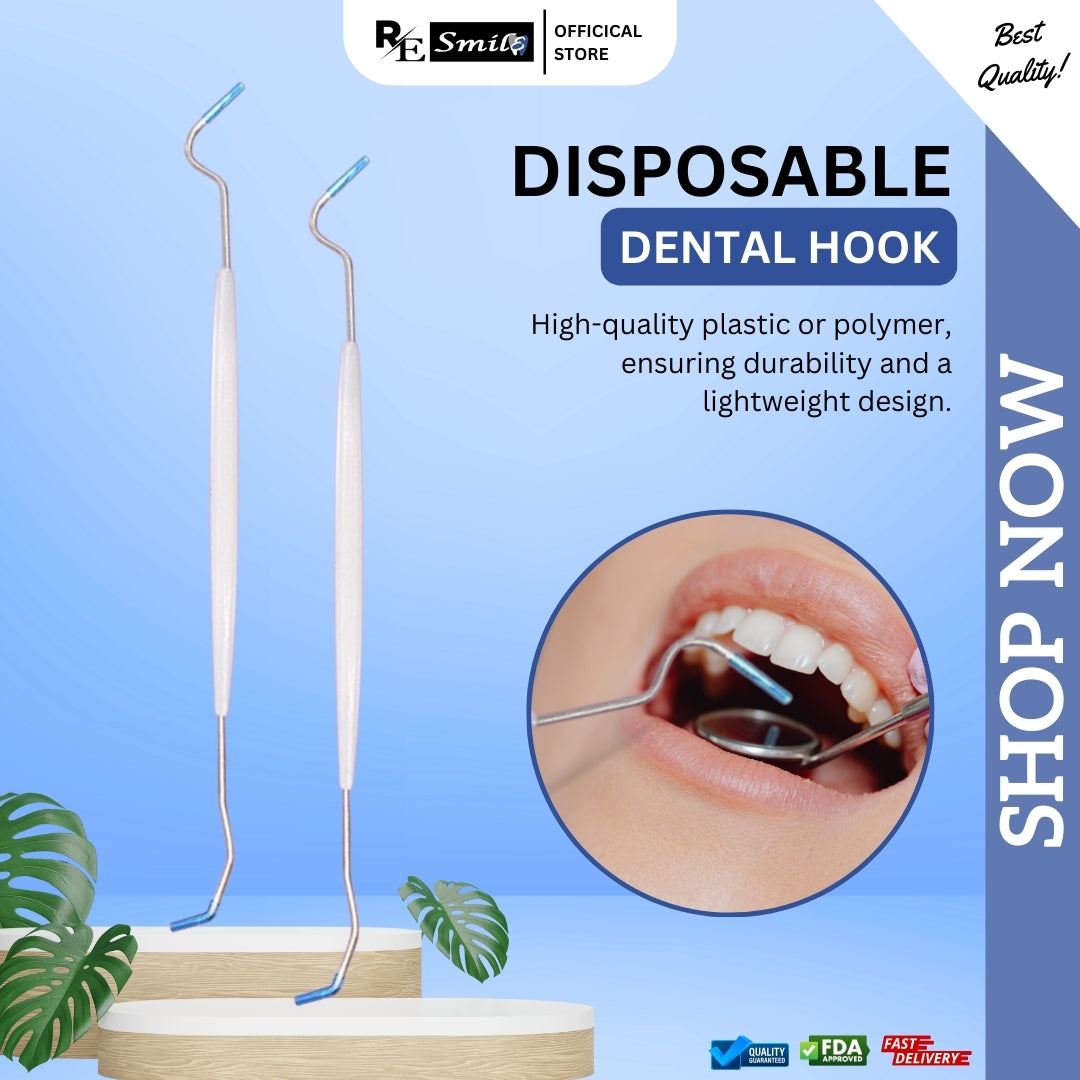 Disposable dental hook