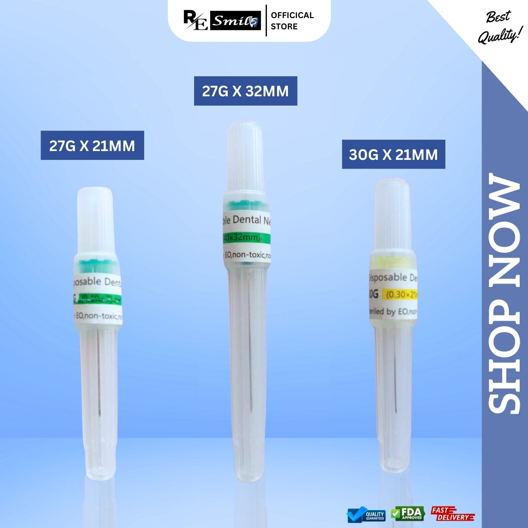 Dental needles cartridge pack / plastic hub