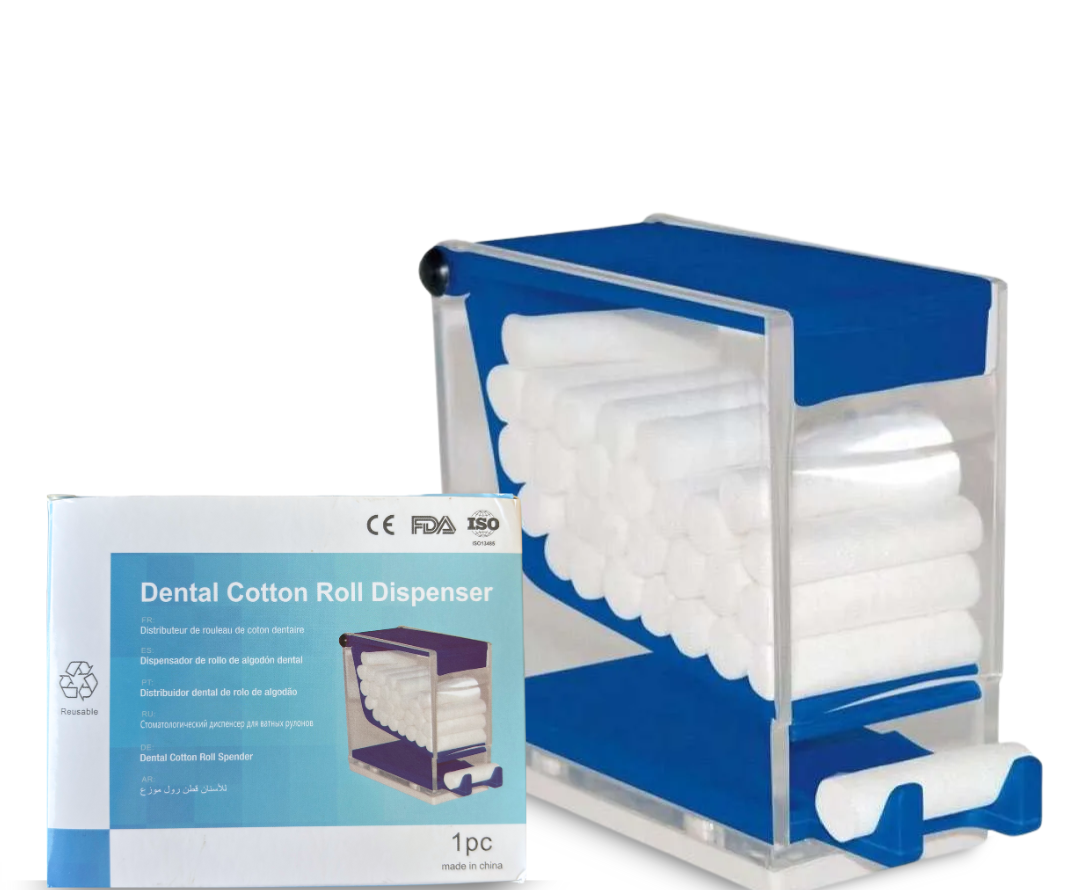 Transparent Lid Cotton Roll Dispenser