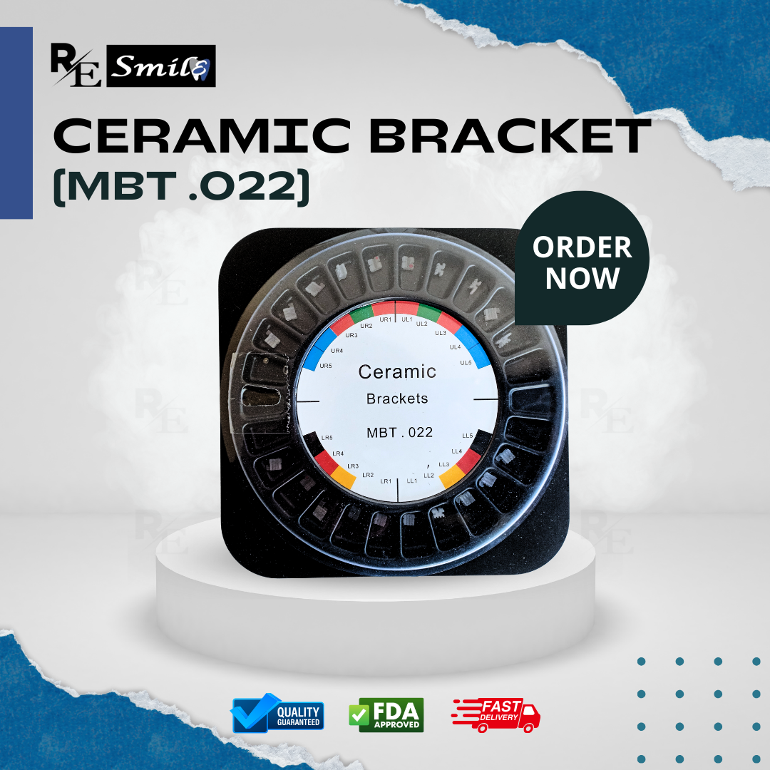 Ceramic bracket standard 0.022 345 hooks