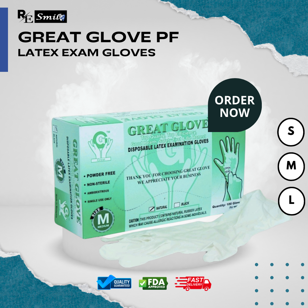 Great glove latex examination gloves