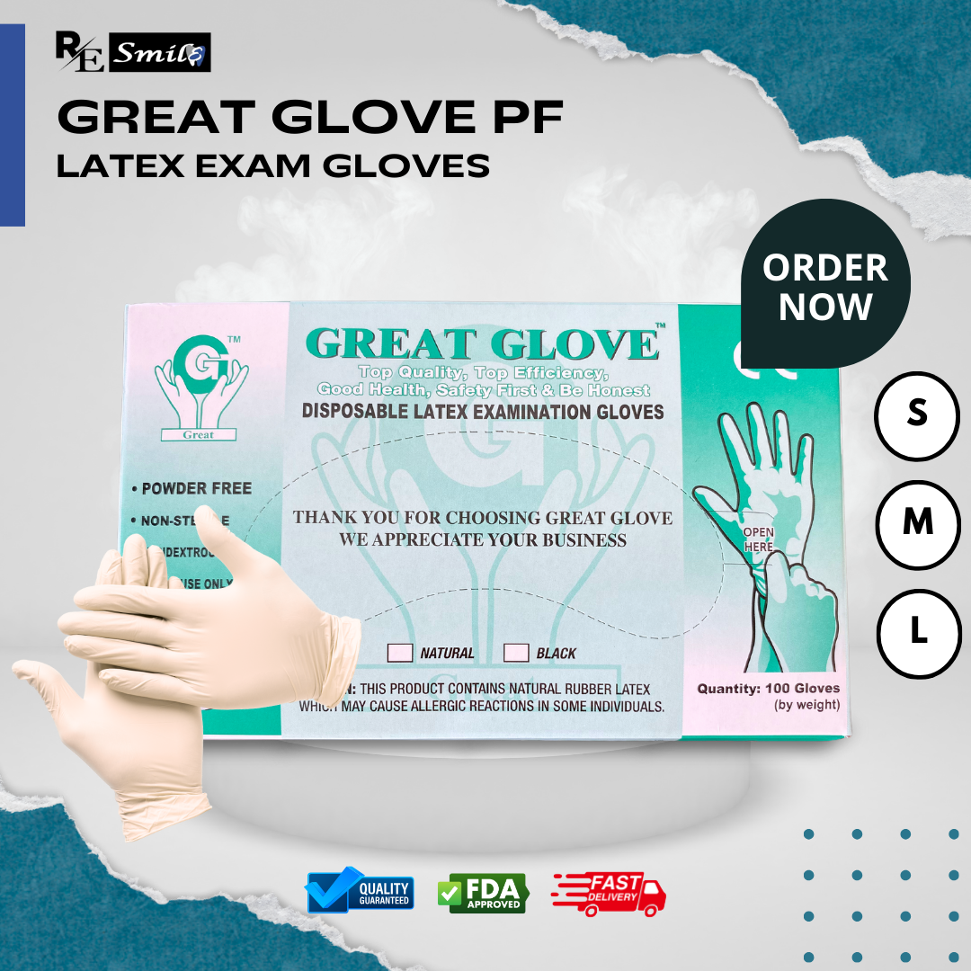 Great glove latex examination gloves