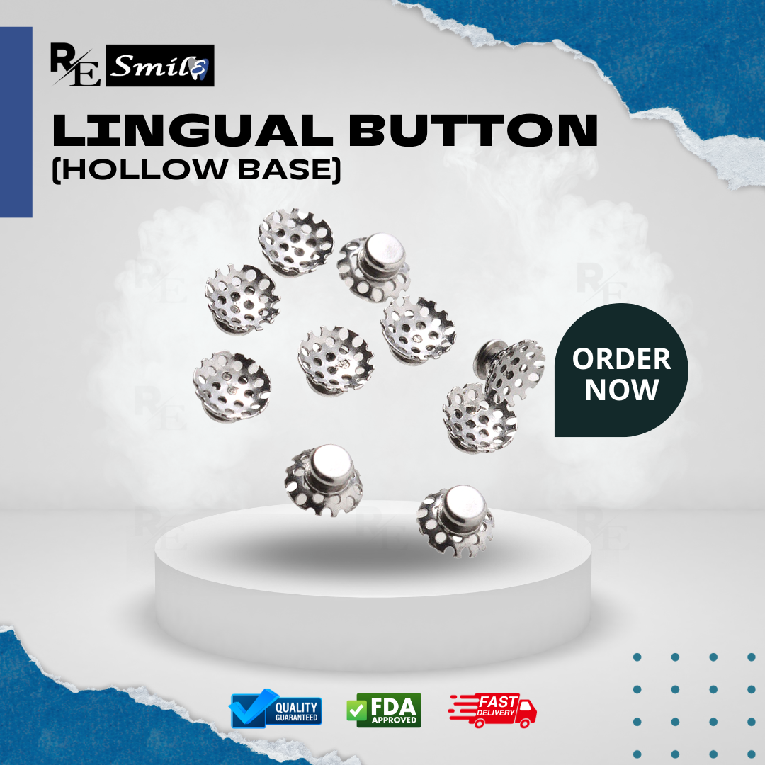 Lingual button / retainer / sheath
