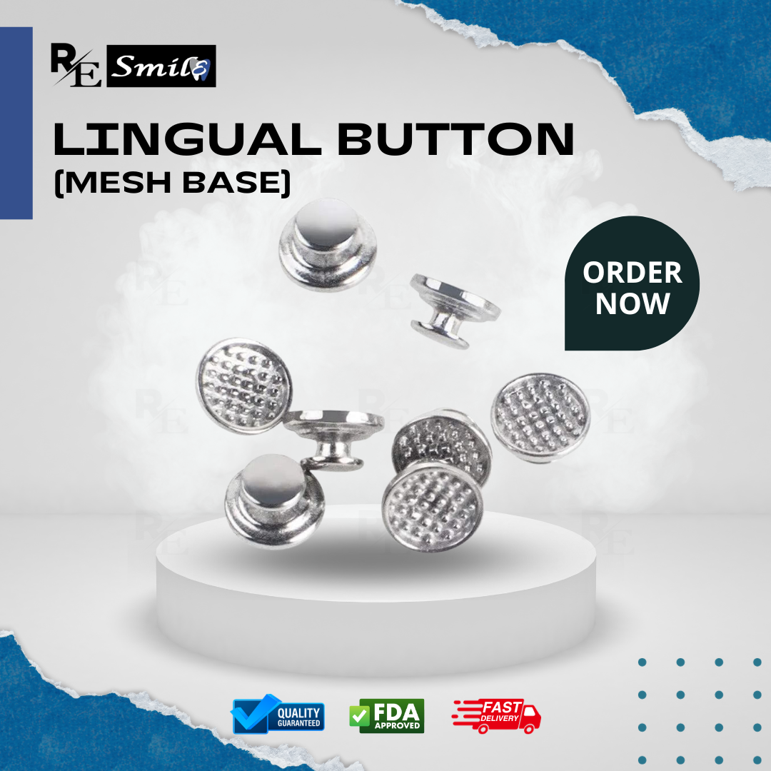 Lingual button / retainer / sheath