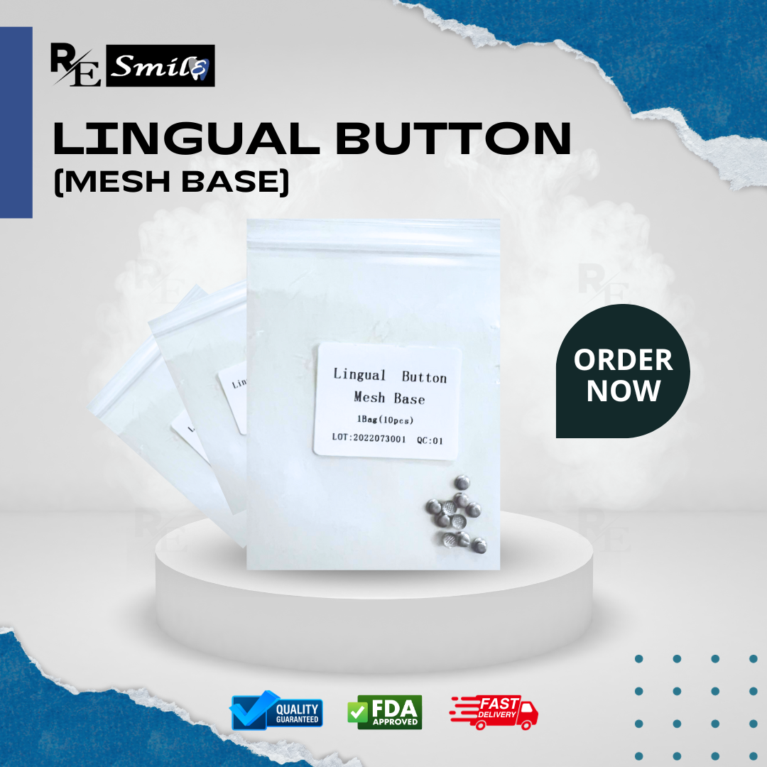 Lingual button / retainer / sheath