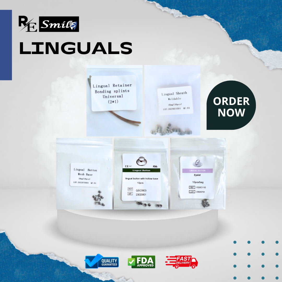 Lingual button / retainer / sheath