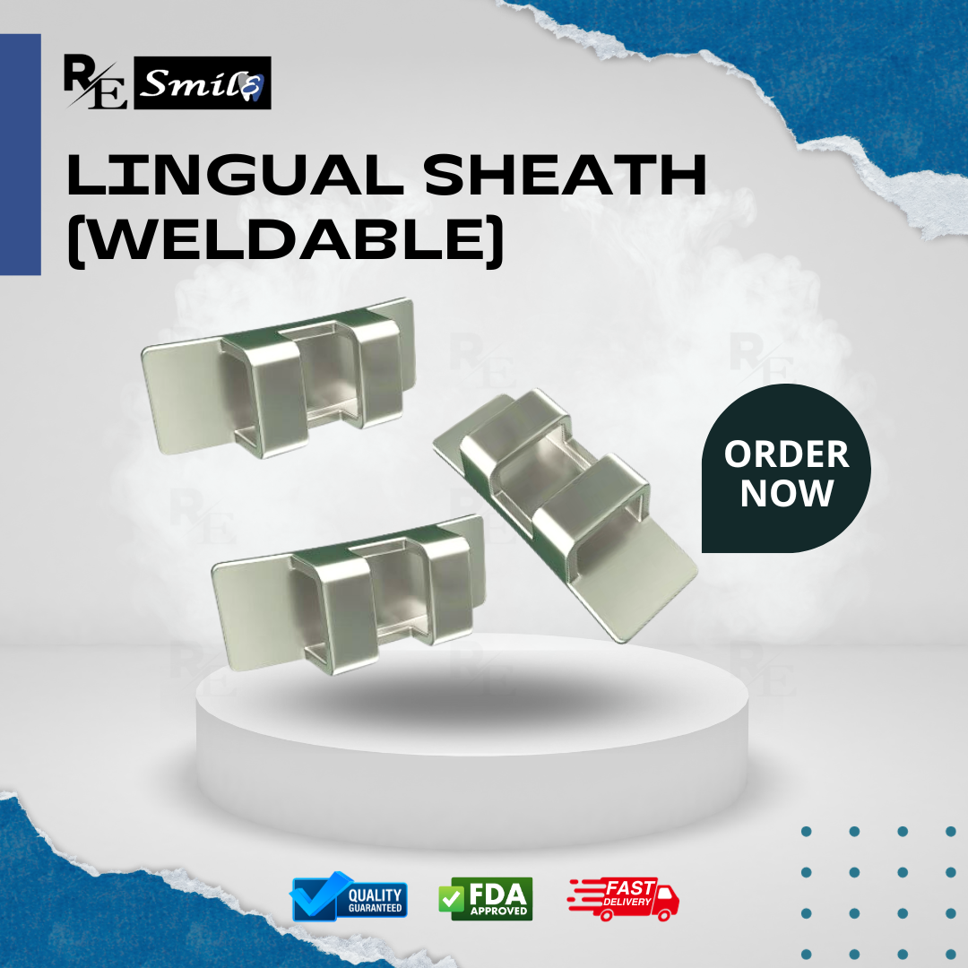 Lingual button / retainer / sheath