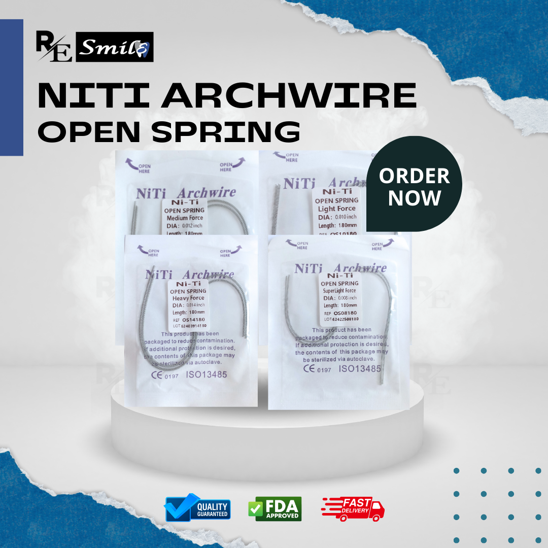 Niti archwire open spring