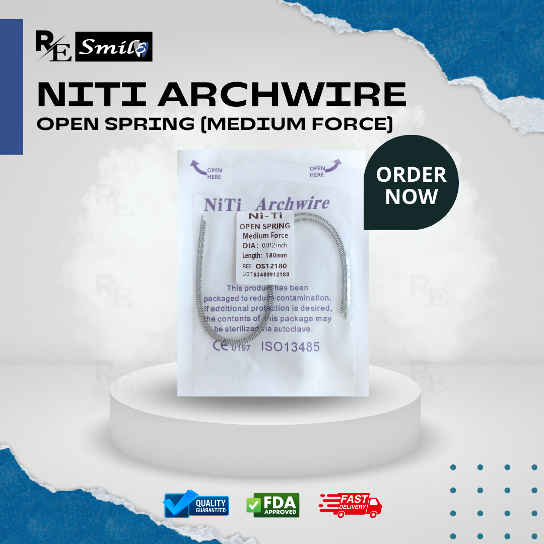 Niti archwire open spring
