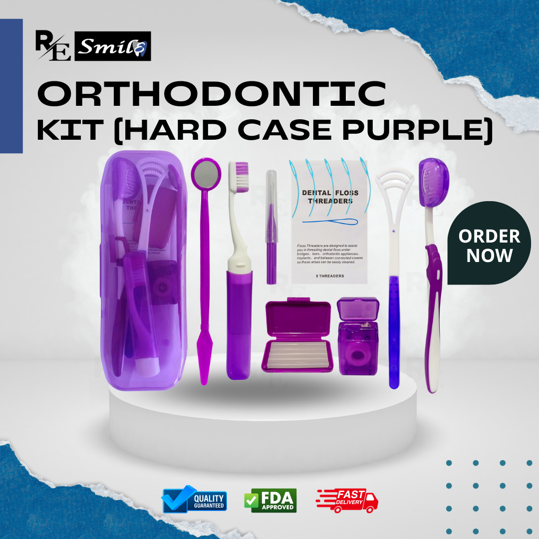 Orthodontic care kit hard case