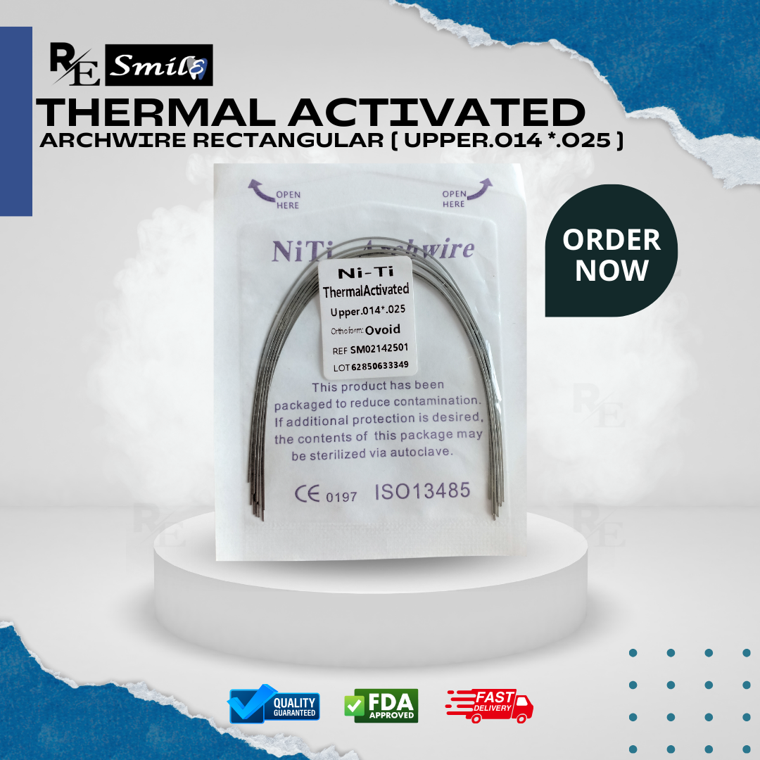 Niti archwire thermal activated ovoid rectangular – Resmile Dental Traders