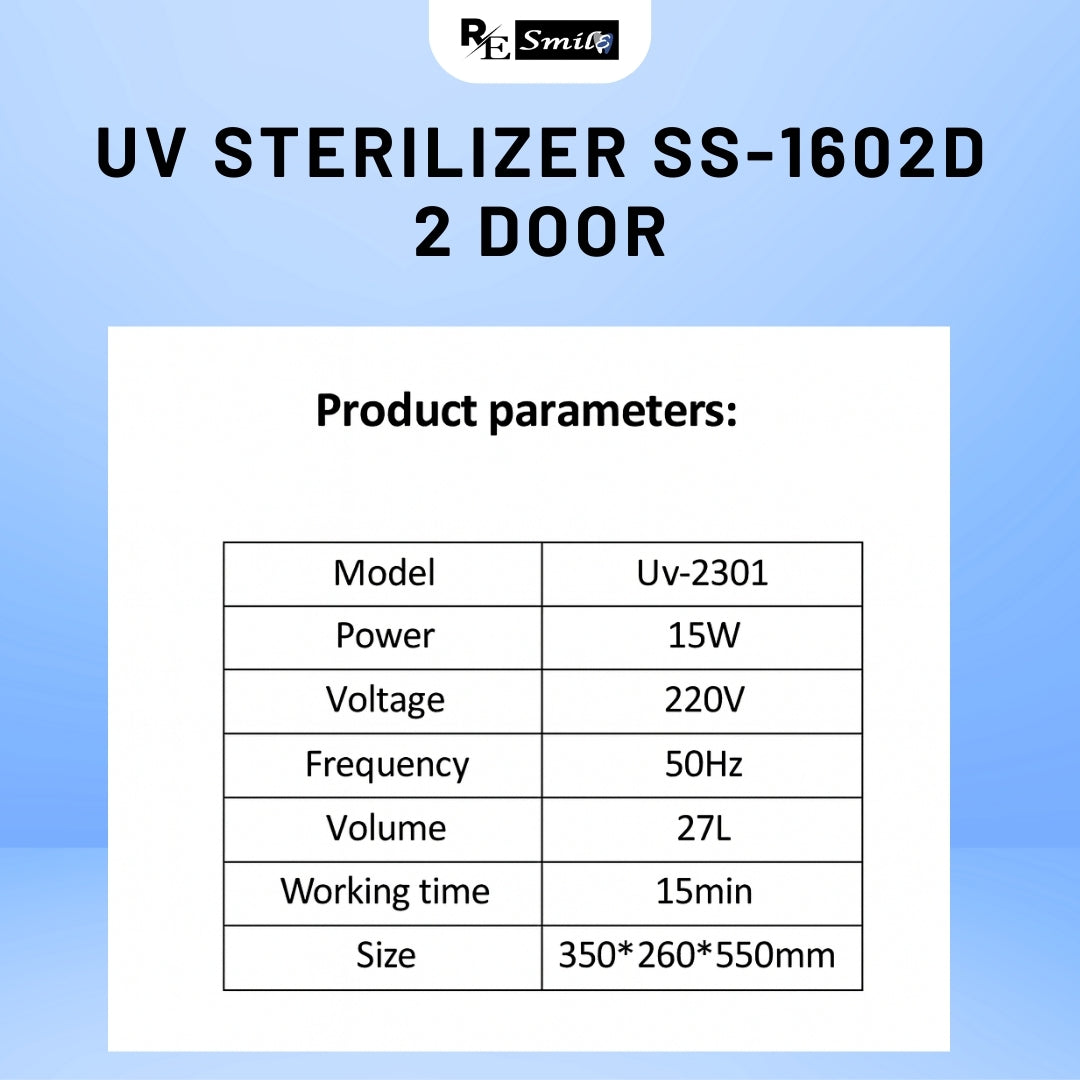 UV Sterilizer SS-1601D Double Door