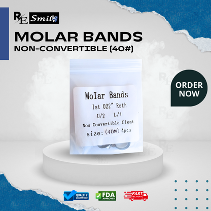 Molar band 1st 0.022 roth non convertible cleat