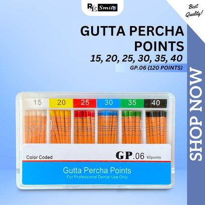 Gutta percha points GP 0.6 - 60 points