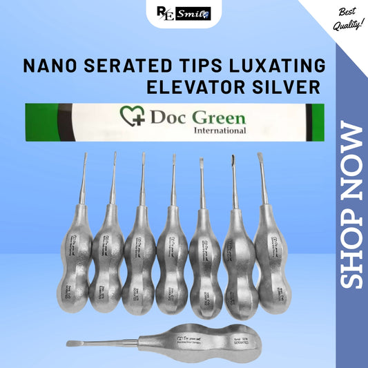 Nano Serrated Tips Luxating Elevator Silver