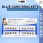 Blue card monoblock bracket mini MBT 0.022 345 hooks