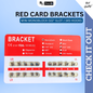 Red card monoblock / mesh base bracket standard / mini roth 0.022 345 hooks