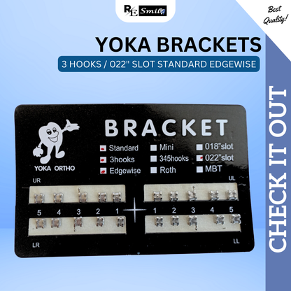 Yoka bracket standard edgewise 0.022