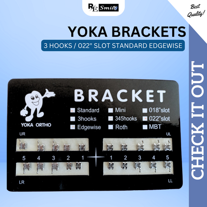 Yoka bracket standard edgewise 0.022
