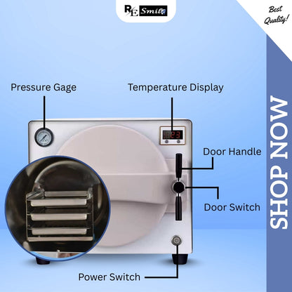 Easyclave Autoclave 18L Steam Sterilizer