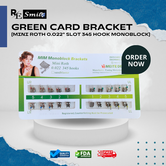 Green Card Bracket Standard Roth / Mini Roth 022 Slot