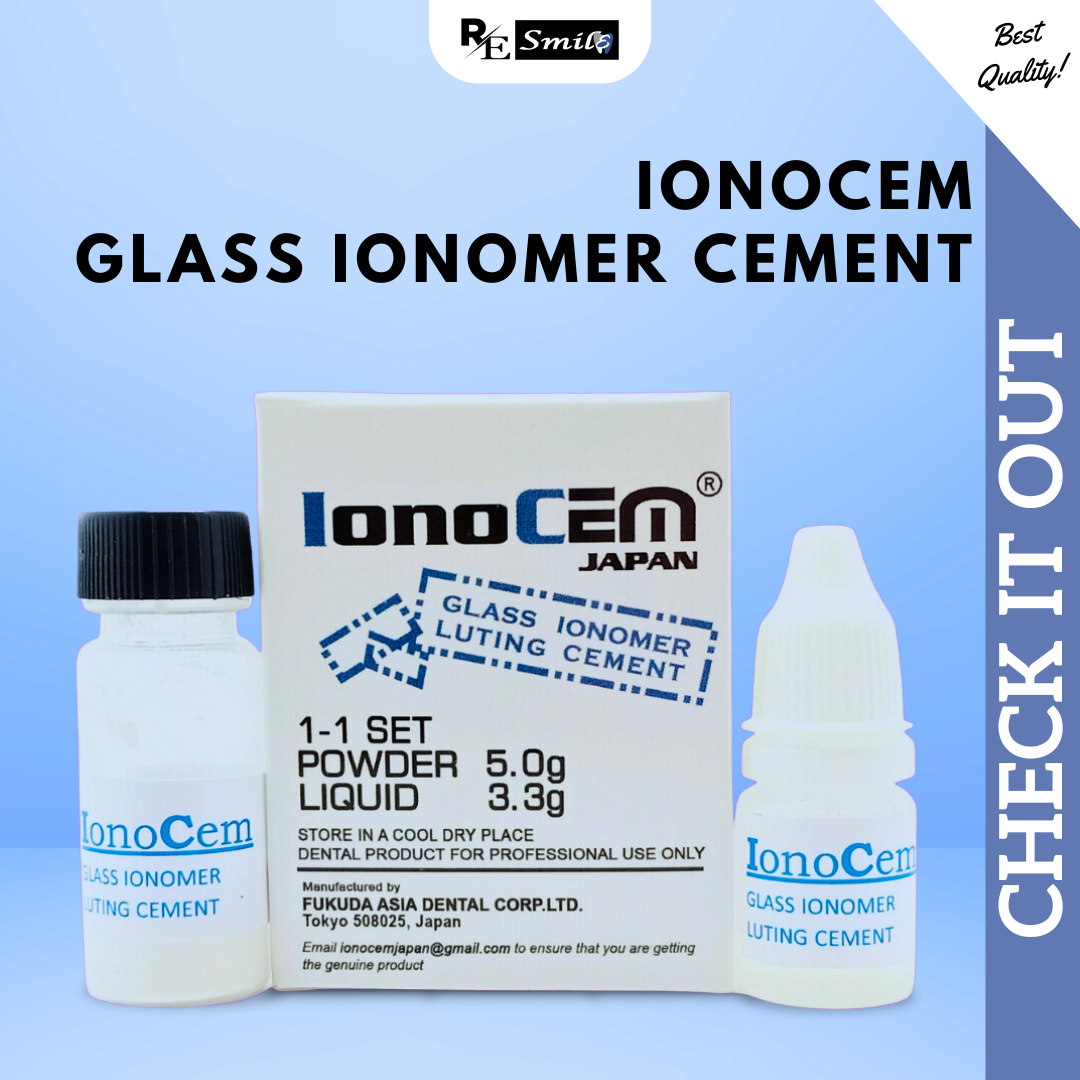 Iono zem glass ionomer luting cement type 1 – Resmile Dental Traders