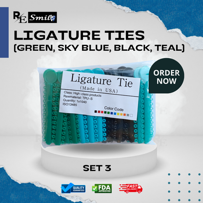 Ligature tie set