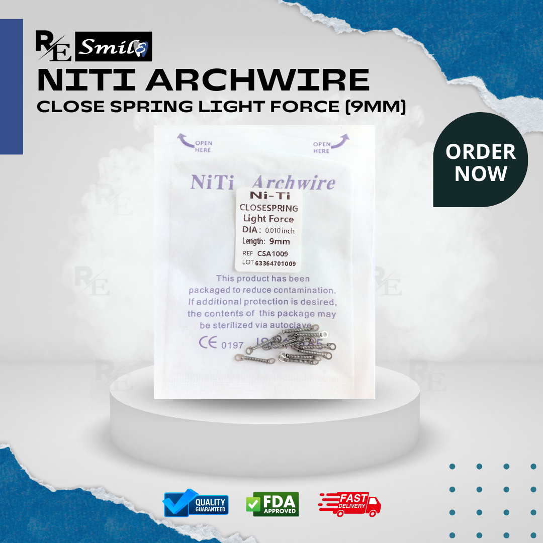 Niti archwire close spring