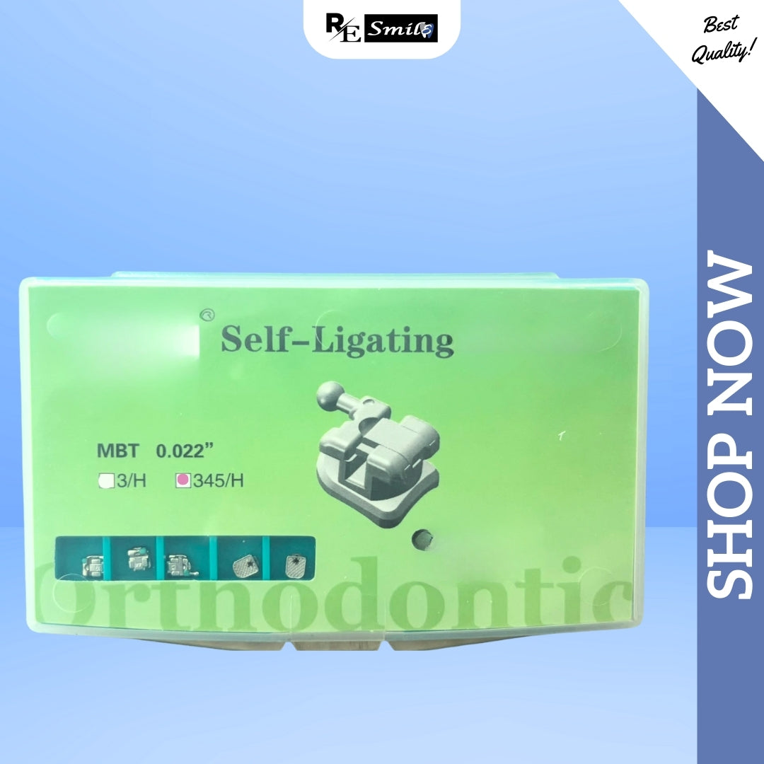 GREEN/BLUE  Self Ligating Holder Monoblock - Roth/MBT 3 hook & 345 hook